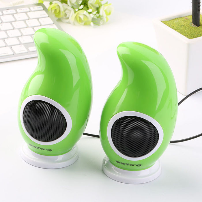 Mini Moon Shape USB Audio Music Player Speaker for MP3
