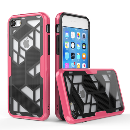 fashion 2 in 1 pc tpu mobile phone case for iphone 7