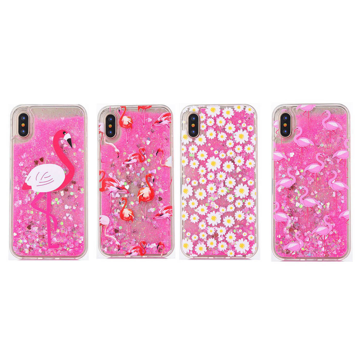 Flamingo Chrysanthemum Printed Anti-scratches Case