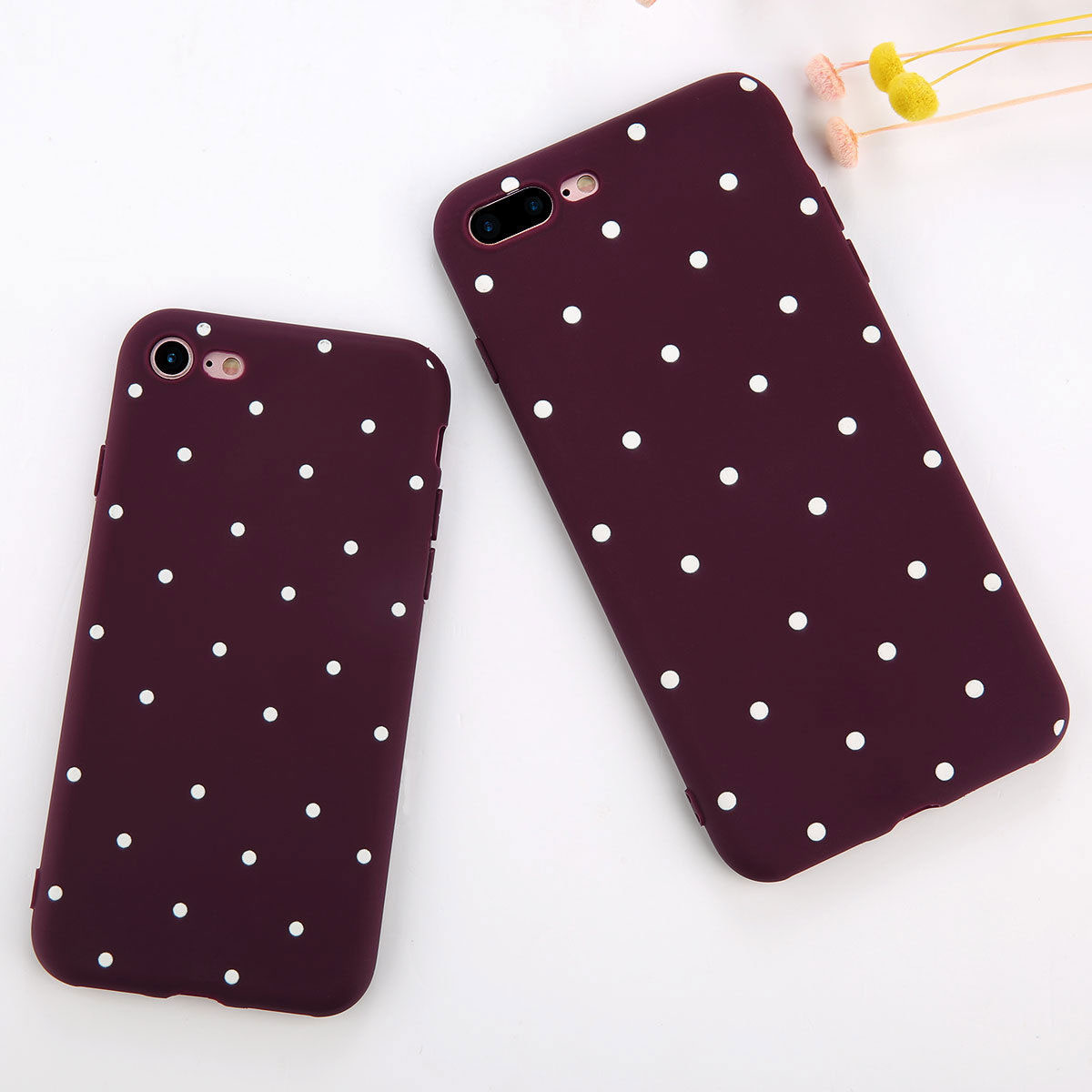 Slim Shockproof Polka Dot Soft TPU Case
