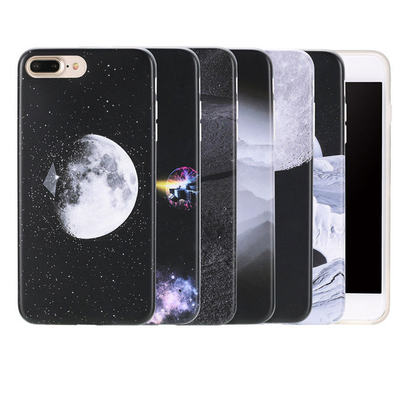 Embossed Space Astronaut Style Soft TPU Slim Case