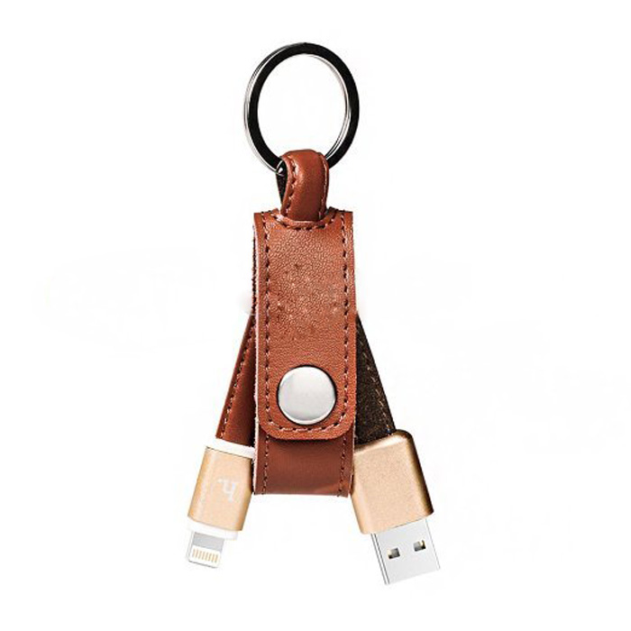 Key Chain Designed 8-Pin usb Cable with key ring