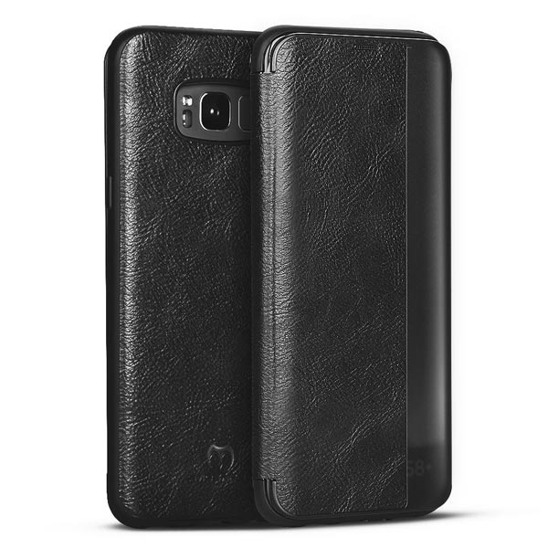 Leather Case Hybrid Shockproof Flip Hard Cover
