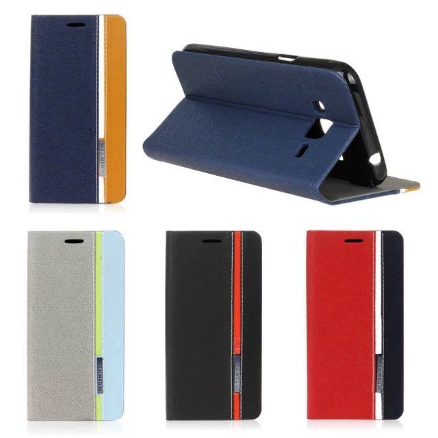 Flip Cover Stand Wallet PU Leather Case For Samsung