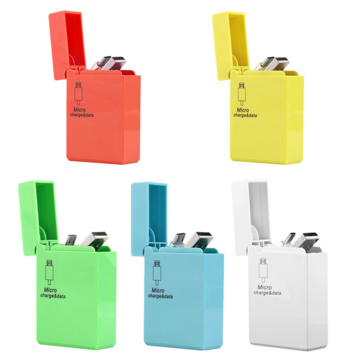 Portable Retractable Lighter Micro USB Cable to usb port