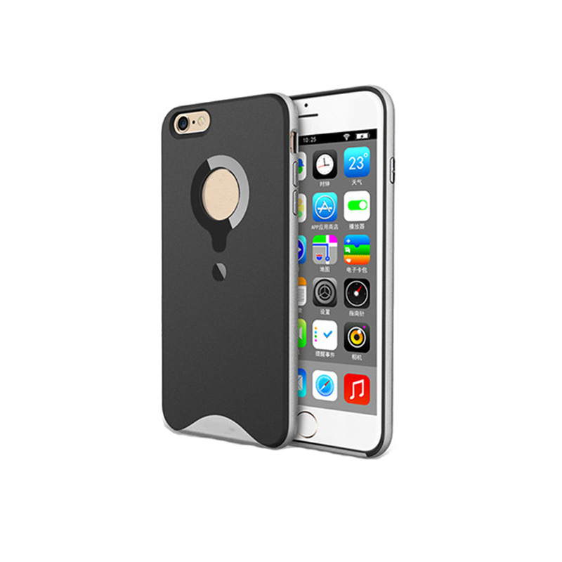 High quality 2 in1 PC sillion rugged shockproof back cover case for iphone