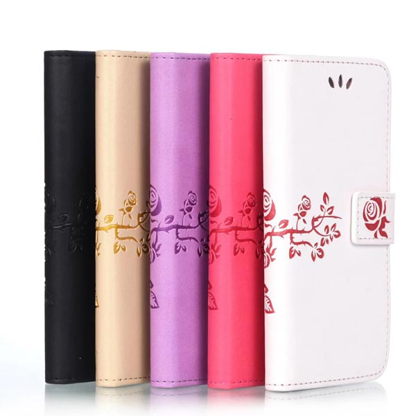 Clover Pattern Wallet Leather Case Magnetic Flip Stand Cover