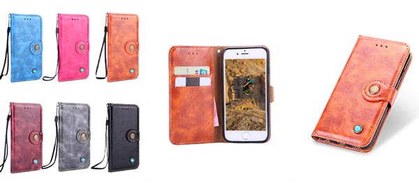 Luxury Removable Leather Card Slot Wallet Case Stand Flip Cover