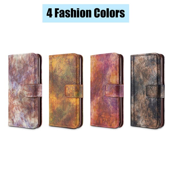 Luxury Shockproof Leather Wallet Forest fantasy Case