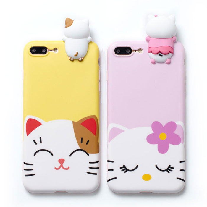 cartoon Cute PC hard phone case for Iphone ,Samsung