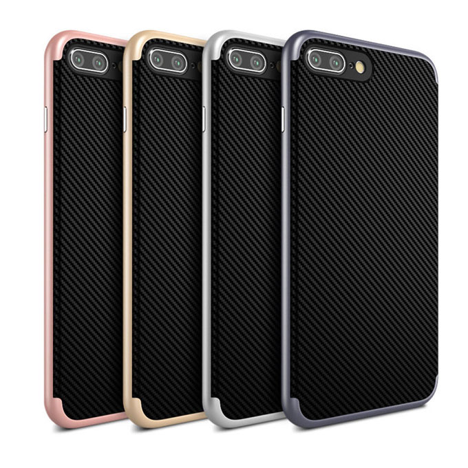 2 in 1 Shockproof Slim Hard Bumper Rubber Case