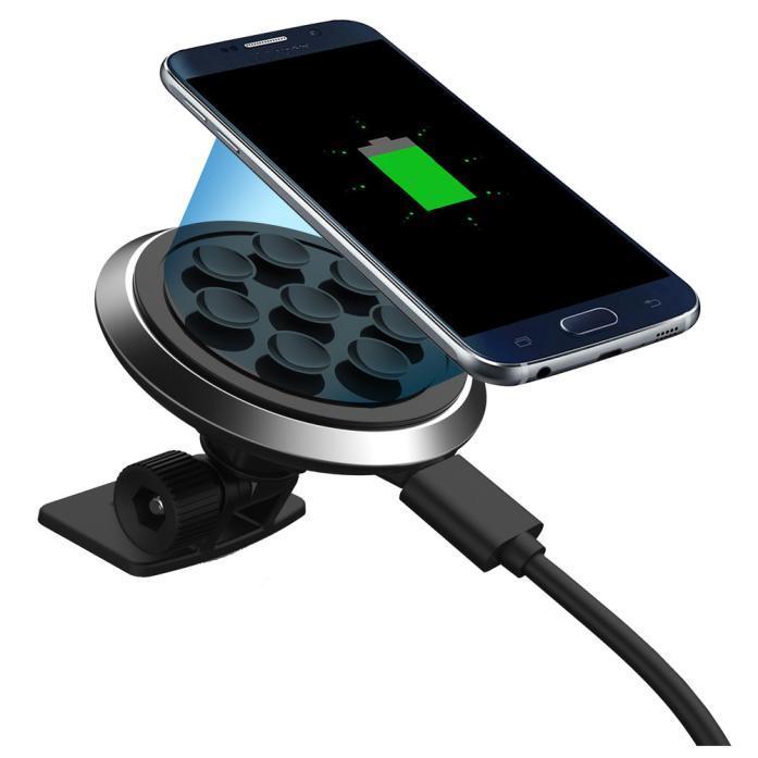Qi Wireless Car Charger Transmitter Holder Fast Charging