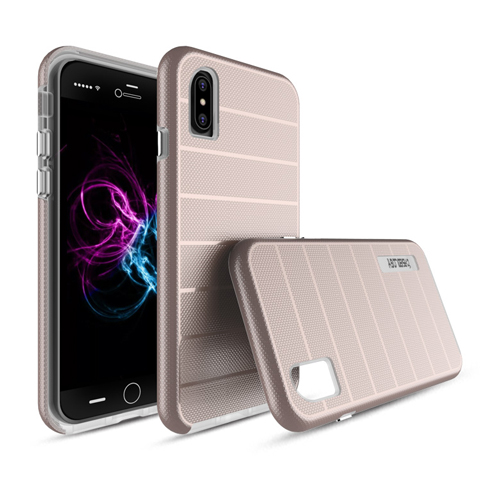 Shockproof 2 in 1 TPU PC Phone Shell Case for iPhone X