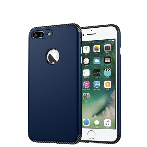 Luxury 2in1 Hybrid Armor Carbon Fiber PC + Soft Rubber Cover Case For iPhone 6 7