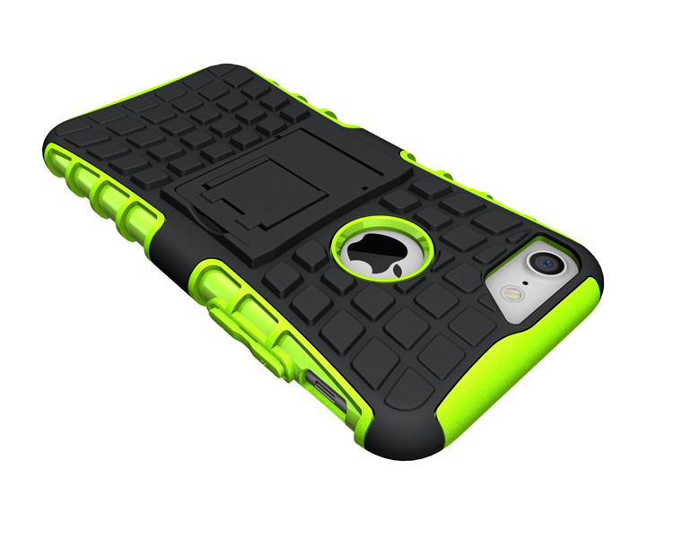 New 2 in 1 TPU PC hybrid heavy cover case for iPhone 7