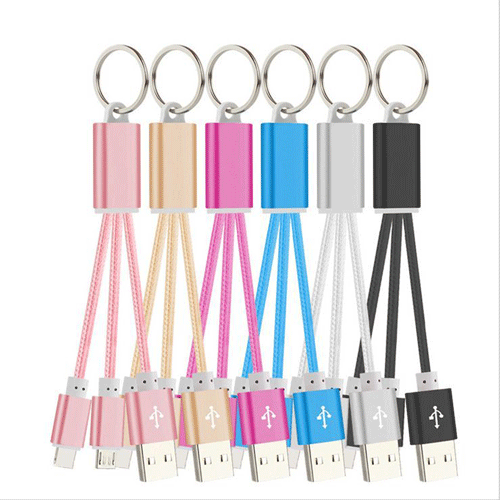 Braided Aluminum Micro USB Data & Sync Charger Cable Cord for iPhone