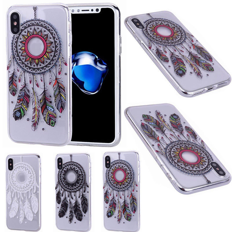 crystal clear printing soft TPU Ultra Thin phone case