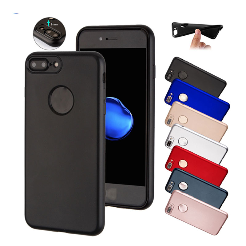 spray painting simple soft TPU Shockproof Phone Case