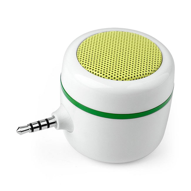 80Boy3.5mm Aux Audio Jack Plug in Speaker with Built-in Battery Micro USB