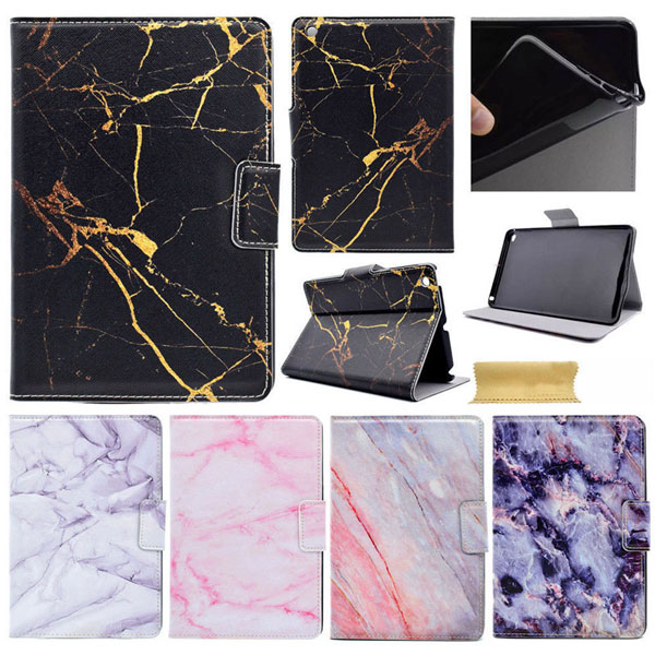 Luxury Smart Leather Marble Pattern Soft Case Cover For iPad mini/2/3/4/Air/Pro