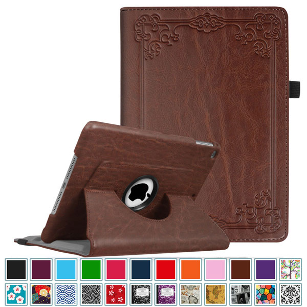 Rotating PU Leather Case Cover Wake/Sleep for iPad pro 9.7